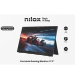 17,3" PORTABLE USB-C MINI-HDMI NILOX NXMP17FHD1441 IPS FHD 144Hz 0MS COLOR NEGRO