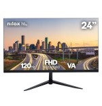 24" HDMI VGA NILOX NXM24FHD1205 VA FHD 120Hz 1MS 250cd/m² VESA 75x75