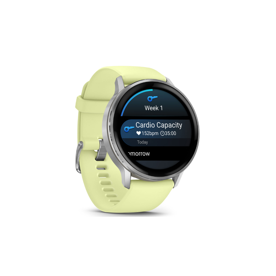 Garmin Venu 4 (1.4") AMOLED  táctil 8GB GPS (satélite) Plateado
