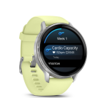 Garmin Venu 4 (1.4") AMOLED  táctil 8GB GPS (satélite) Plateado