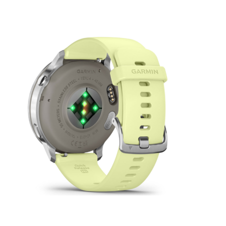 Garmin Venu 4 (1.4") AMOLED  táctil 8GB GPS (satélite) Plateado