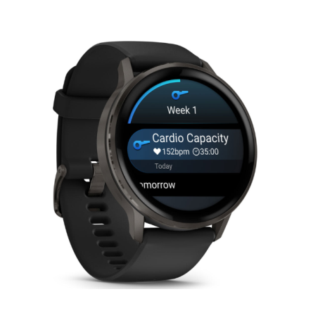Garmin Venu 4 (1.4") AMOLED táctil 8GB GPS (satélite) Negro