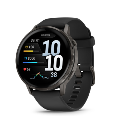 Garmin Venu 4 (1.4") AMOLED táctil 8GB GPS (satélite) Negro