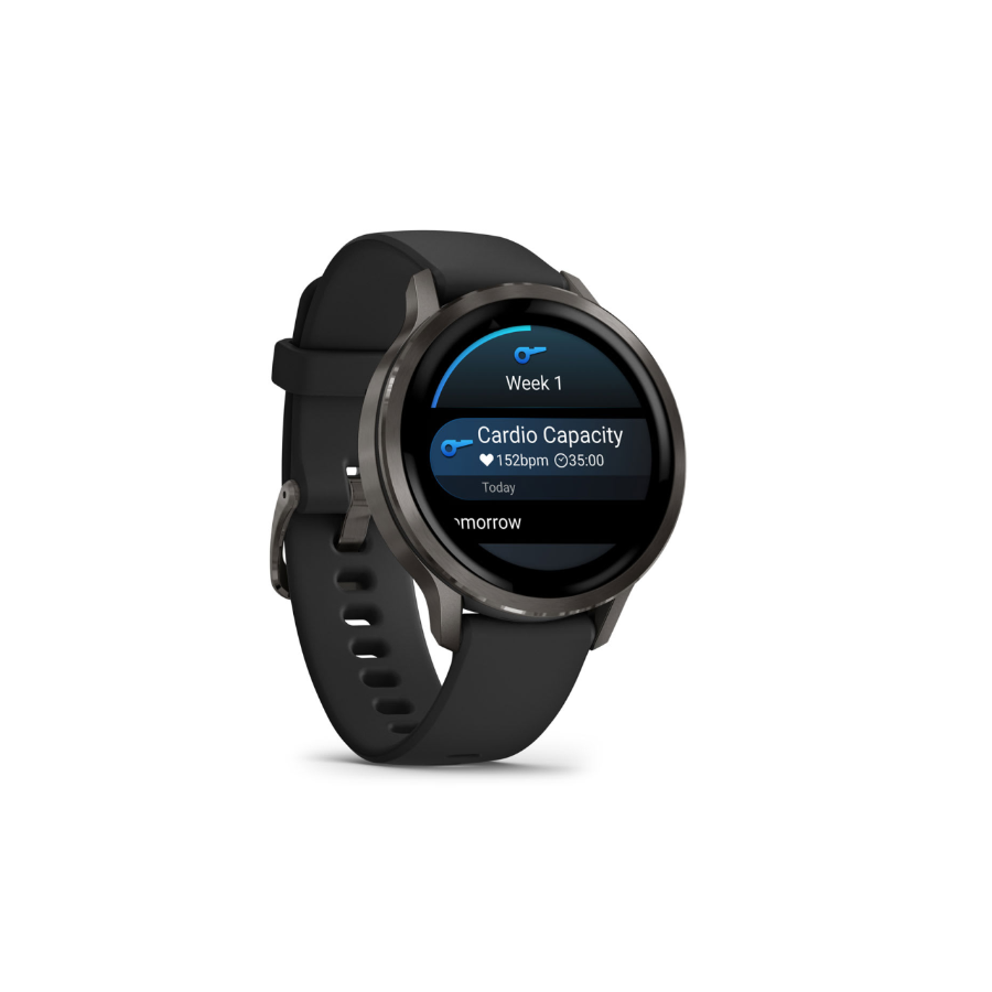 Garmin Venu 4 (1.2") AMOLED táctil 8GB GPS (satélite) Negro
