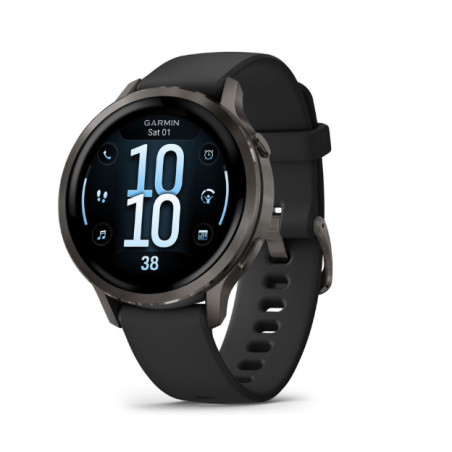 Garmin Venu 4 (1.2") AMOLED táctil 8GB GPS (satélite) Negro