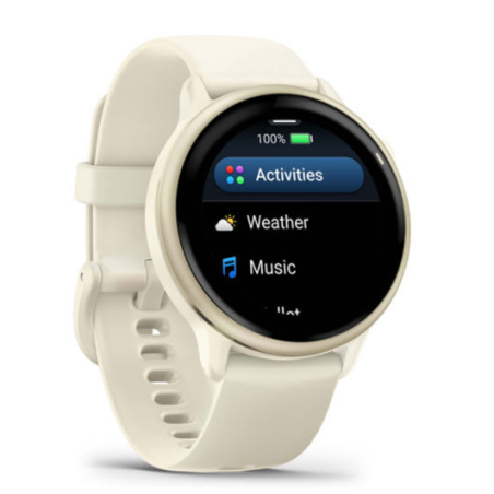 Garmin vívoactive 6 (1.2") AMOLED táctil 8GB GPS (satélite) Blanco