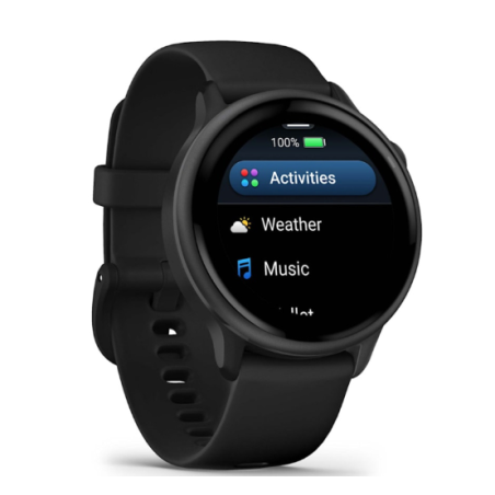 Garmin vívoactive 6 (1.2") AMOLED táctil 8GB GPS (satélite) Negro