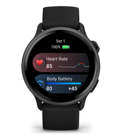 Garmin vívoactive 6 (1.2") AMOLED táctil 8GB GPS (satélite) Negro