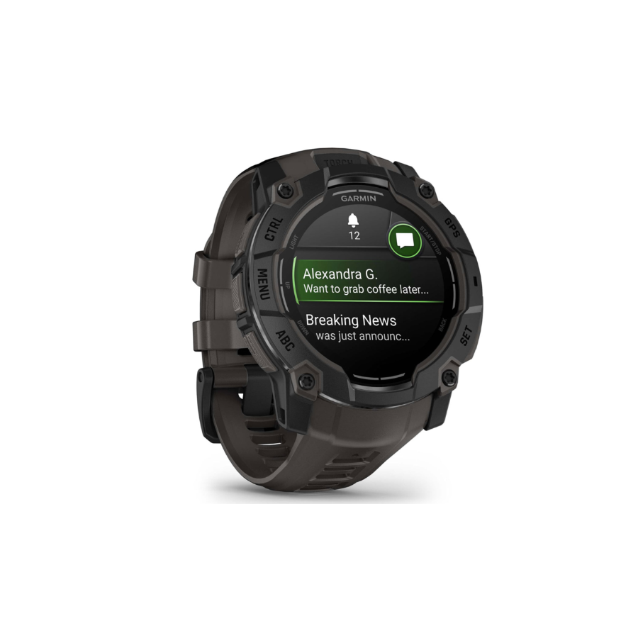 Garmin Instinct 3 (1.3") AMOLED táctil 4GB GPS (satélite) Negra