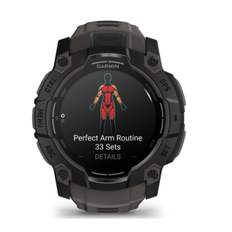 Garmin Instinct 3 (1.3") AMOLED táctil 4GB GPS (satélite) Negra
