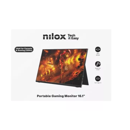 Nilox Nxmp16fhd120116.1" Portable Usb-c Mini-hdmi Ips Fhd 120hz