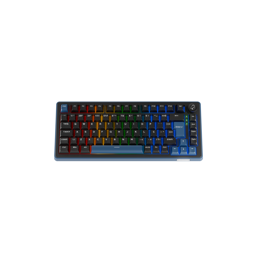 Teclado Mecánico Ducky OK-M 75 75% Tri-Mode Hot-Swap RGB Tactile (ES)