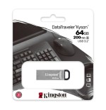 Kingston DataTraveler DTKN 64GB USB 3.2 Gen1 Plata