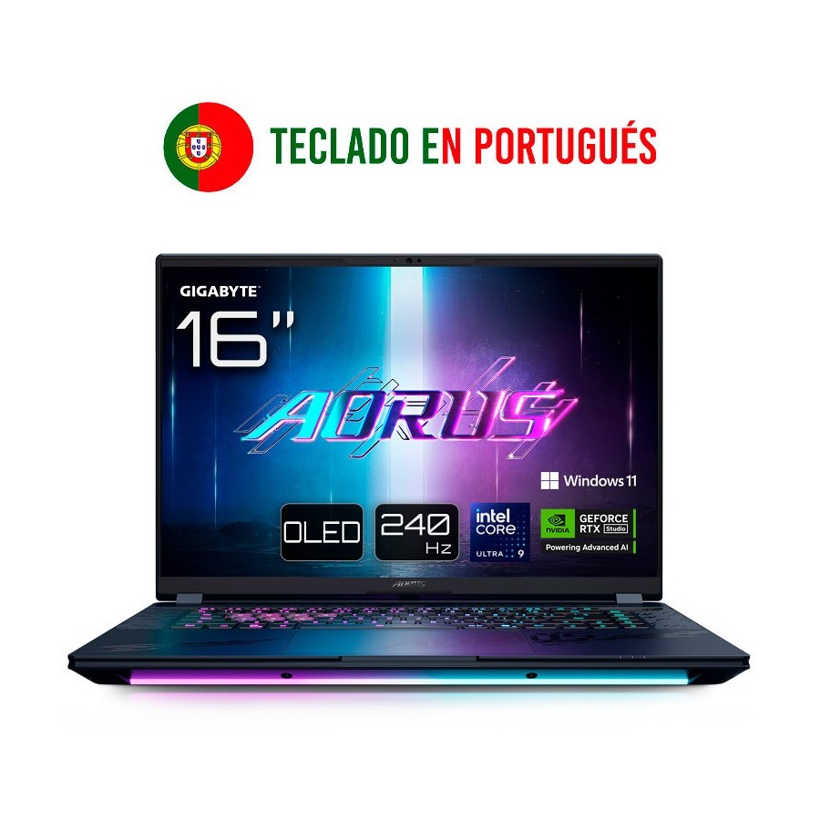 GIGABYTE AORUS MASTER 16 U9-275HX RTX 5090 32GB 1TB 16"OLED W11P