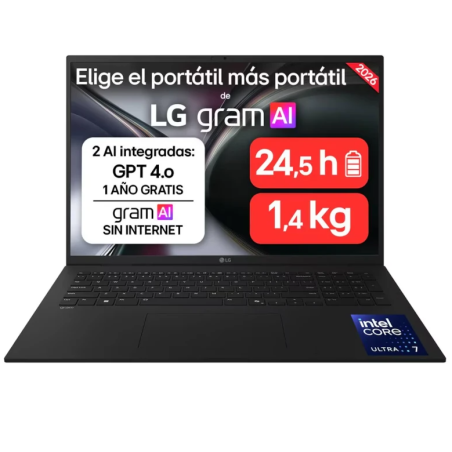 LG 17ZD90TL-G.AX85BN 17" Intel Core Ultra 7 258V32GB 512GB Sin S.O