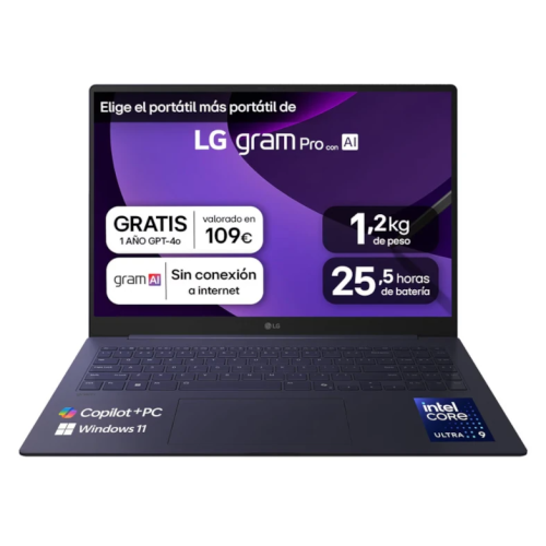 LG 16Z90TS-G.AU99BN Intel Core Ultra 9 288V 16" 32GB 1TB W11H