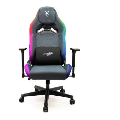 Woxter Silla Gaming Stinger Station Elite LED Azul Rosa