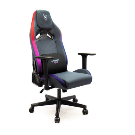 Woxter Silla Gaming Stinger Station Elite LED Azul Rosa