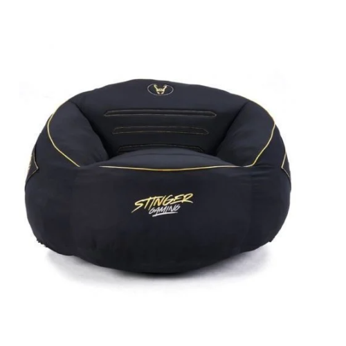 Woxter Puff Stinger Gaming con relleno Negro y Dorado