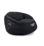 Woxter Puff Stinger Gaming con relleno Negro y Dorado