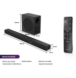 Hisense Barra de Sonido 3.1 480W HS3100 Inalámbrico USB