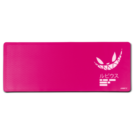 ALFOMBRILLA GAMING DRIFT EDICION ESPECIAL EL RUBIUS ROSA XL 900 X 350 X 3 MM