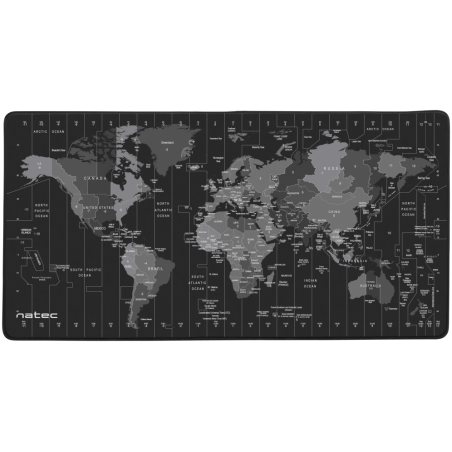 ALFOMBRILLA NATEC TIME ZONE MAP MAXI 800X400 MM