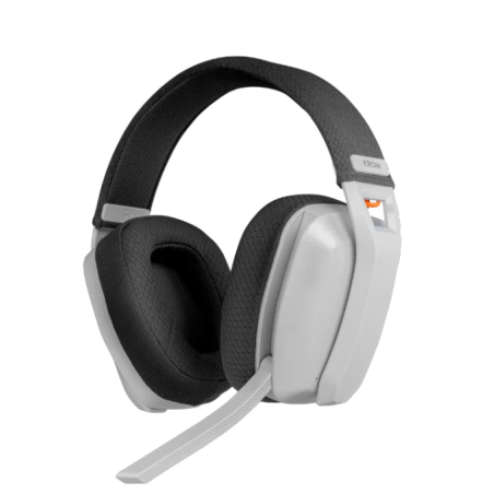 Krom Kanji Auricular Gaming inalámbrico Blanco
