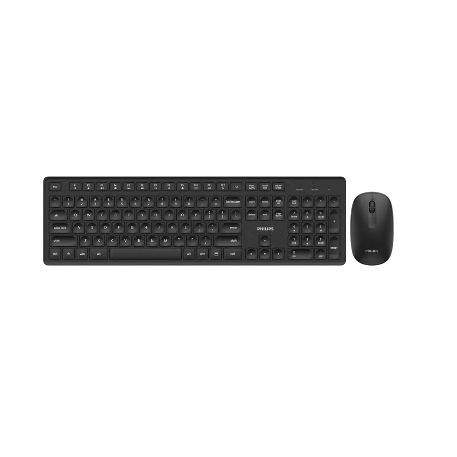 Philips Kit Teclado + Ratón Wireless Spt6318b 2.4ghz 1600 Dpi Multimedia
