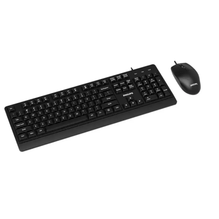 Philips Kit Teclado + ratón Usb Spt6247b 1200 Dpi Multimedia Ergonómico