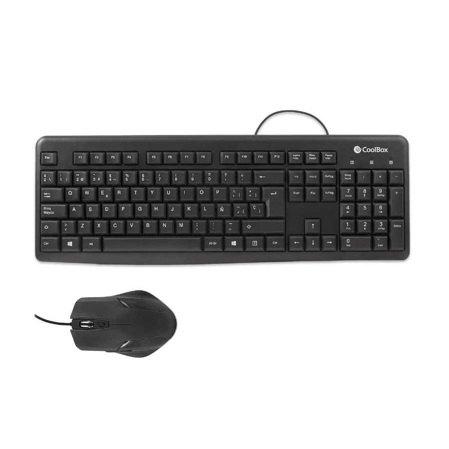 Coolbox Kit Teclado+Ratón USB con cable