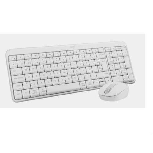 Logitech kit teclado + ratón Bluetooth Mk250 1000 Dpi Compacto Blanco