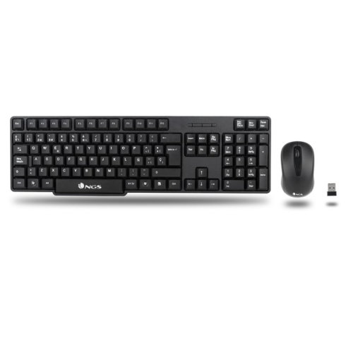 NGS Euphoria kit Teclado+Ratón Inalámbrico 2.4Ghz