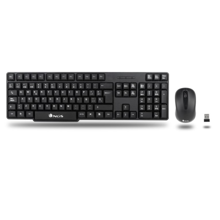 NGS Euphoria kit Teclado+Ratón Inalámbrico 2.4Ghz