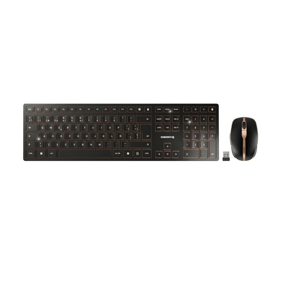 Cherry kit Teclado+ratón combo Bluetooth-Inalámbrico