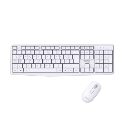 Approx kit Teclado+Ratón Inalambrico X420W 1000DPI Blanco