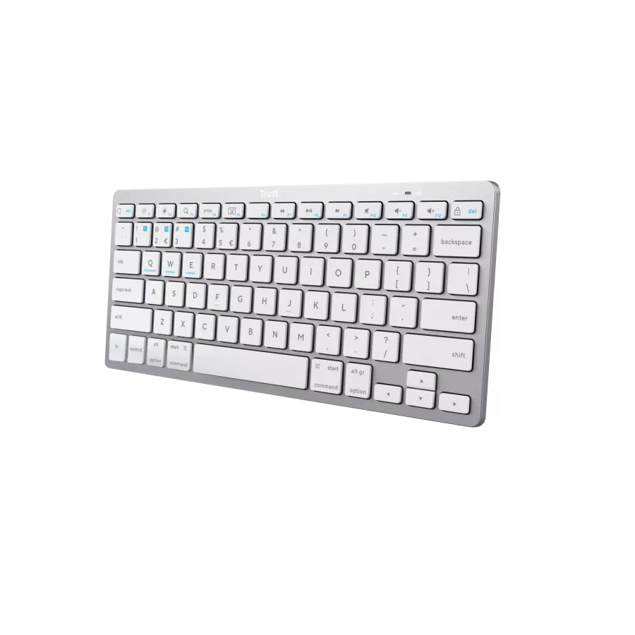 Trust Bluetooth Basics Ultrafino inalámbrico Compacto Blanco