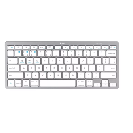 Trust Bluetooth Basics Ultrafino inalámbrico Compacto Blanco