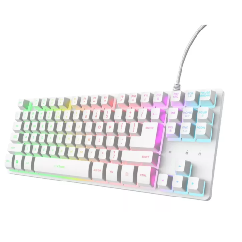 Trust Gxt 833 Thado Tkl Anti-ghosting Rgb Blanco