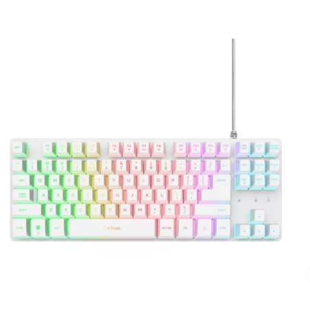 Trust Gxt 833 Thado Tkl Anti-ghosting Rgb Blanco