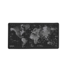 Natec Time Zone Map Alfombrilla Maxi Negra 800X400mm