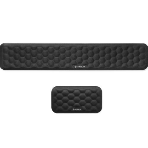 Subblim Ergo AirPadding Pack de 2 Reposamuñecas negra