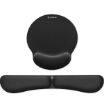 Subblim Ergo MemoryFlex Reposamuñecas y Alfombrilla Ergonómica negra