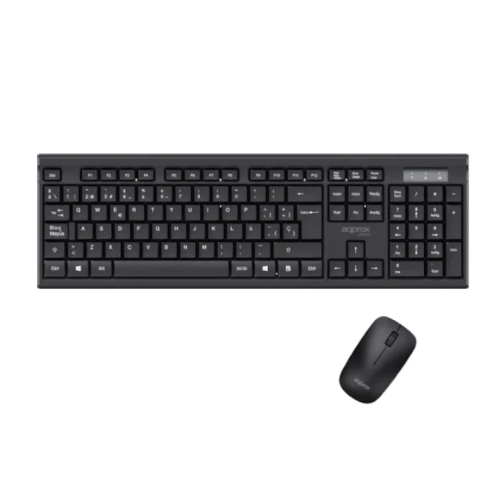 Approx kit Teclado+Ratón Inalámbrico MX410 Negro