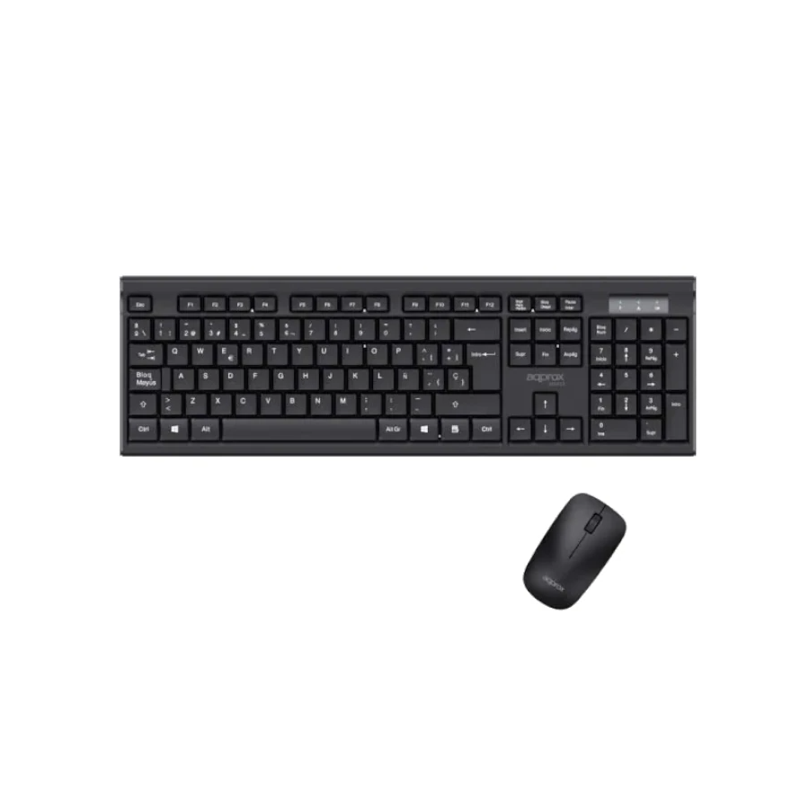Approx kit Teclado+Ratón Inalámbrico MX410 Negro