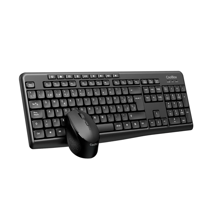 Coolbox Kit Teclado + Ratón Inalámbrico