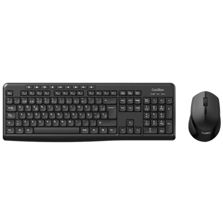 Coolbox Kit Teclado + Ratón Inalámbrico