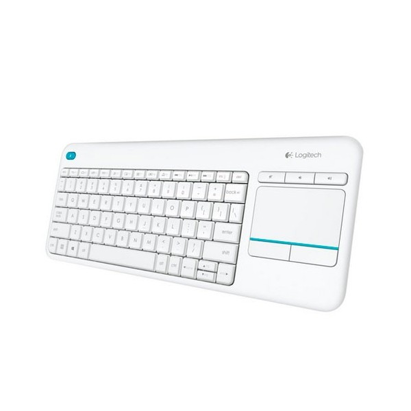 Logitech K400+ Wireless Touch Keyboard Blanco
