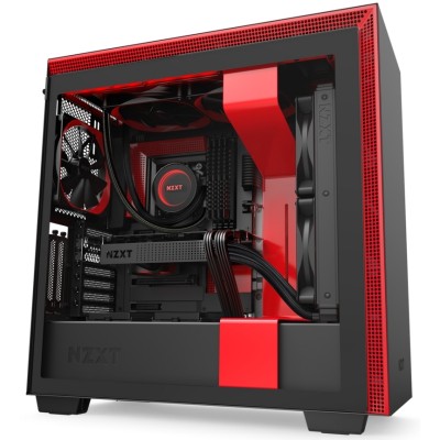 NZXT H710i Led RGB Negro/Rojo