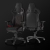 noblechairs EPIC PU Leather negro / rojo